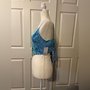 SO Goods For Life Bandana Crop Tank Top - Large NWT